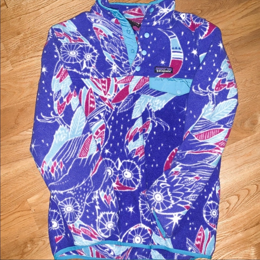 RARE Patagonia Owl sychilla pullover